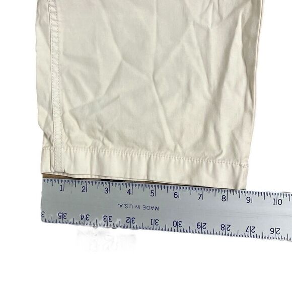 Madewell Pants Womens 26 Cream Cargo Garment Dyed Low Slung Straight High Waist - Picture 12 of 13